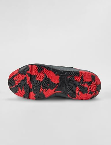 Nike Big Kid's Team Hustle D Basketball Shoes, University Red/University Red-Black, 6Y