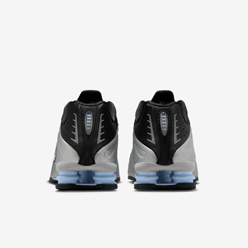 Nike Shox R4 SneakerMen's, Metallic Silver Metallic Silver Black, 11 US
