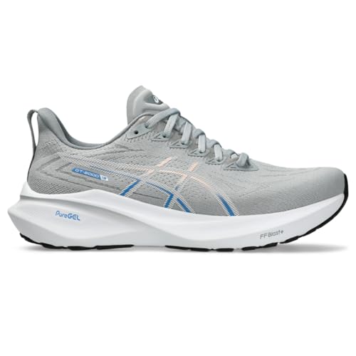 ASICS Women's GT-2000 13 Running Shoes, 11, Piedmont Grey/White