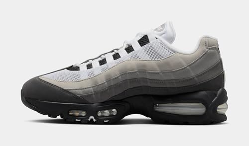 Nike Men's Air Max 95 Big Bubble OG, Black/White/Med Ash/Pewter, 8 Medium US