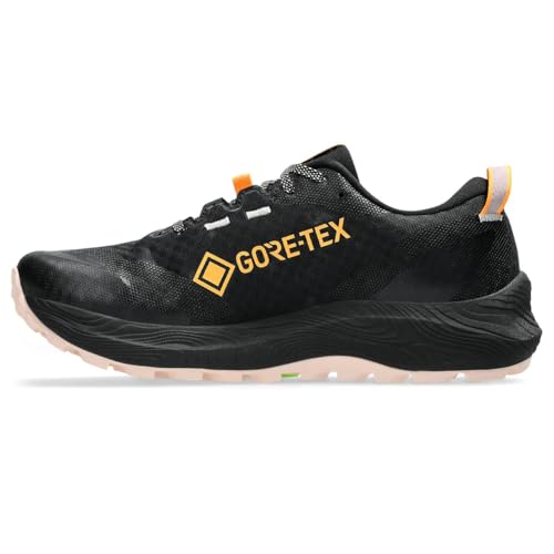 ASICS Women's Gel-Trabuco 12 GTX Trainers, Black Stadium Orange, 7 US