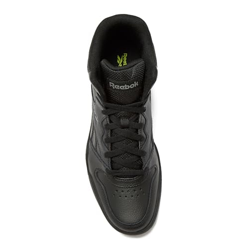 Reebok Royal BB4500 Hi2 High Top Sneakers for Men, Black or White Mens Basketball Shoes, Medium or Wide Width Size 7 to 14 Athletic Mens Shoes, Black/Alloy, 12 Extra Wide