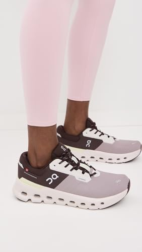 On Women's Cloudrunner 2 Waterproof Sneakers, Zinc/Seedling, Grey, Brown, 9 Medium US