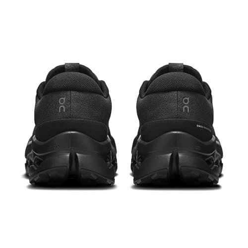On Mens Cloudsurfer Trail 2 Waterproof Black/Black 11 M