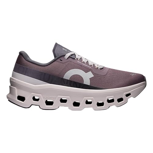 On Women's Cloudmonster 1 Sneakers, Gobi/Lily, 9 Medium US