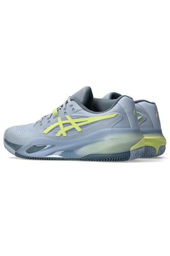 ASICS Men's Gel-Resolution X ClaySneaker, Grey Blue Pistachio, 11.5 US