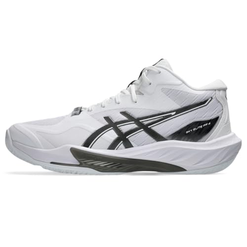 ASICS Men's Sky Elite FF MT 4 Volleyball Shoes, 9.5, White/Black