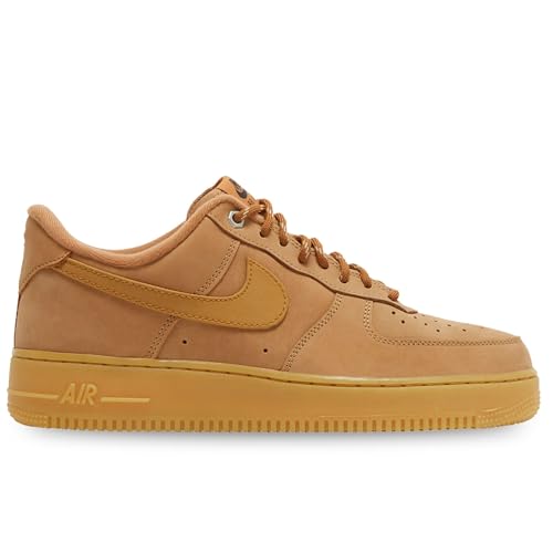 Nike Air Force 1 '07 Fresh SneakerMen's, Flax Wheat Gum Light Brown Black, 8 US