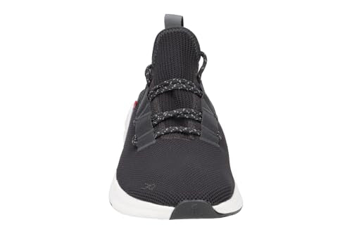 On Men's Cloudeasy Sneakers, Black/Rock, 10.5 Medium US