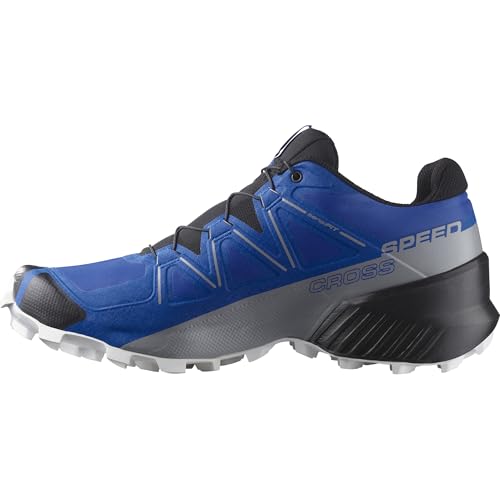 Salomon Men’s Speedcross Trail Running Shoes - Lapis Blue/Black/White - 10