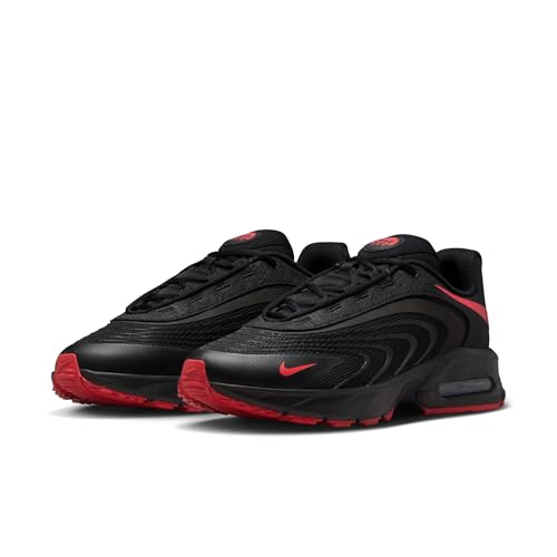 Nike Men's Air Max Fire Shoes, Black/University Red, 10.5