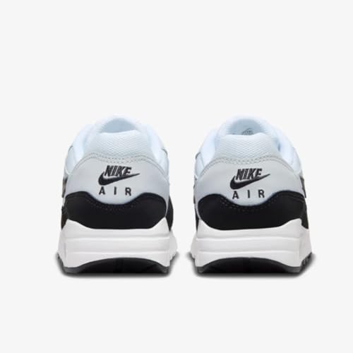 NIKE Air Max 1 Big Kids' Shoes (DZ3307-106,White/Black-Pure Platinum) Size 6.5