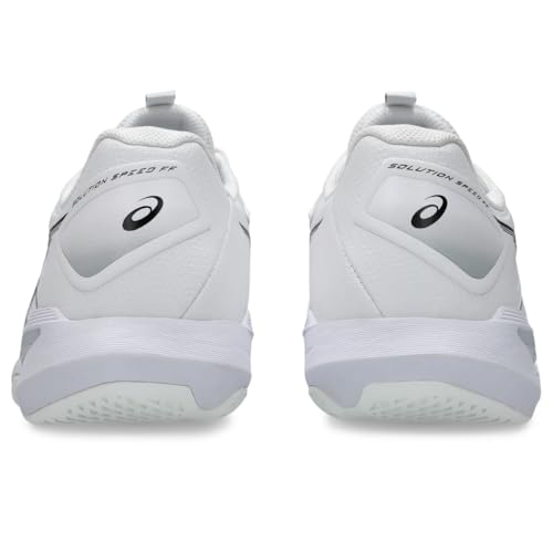 ASICS Men's Solution Speed FlyteFoam 4 Tennis Shoes, 10.5, White/Black
