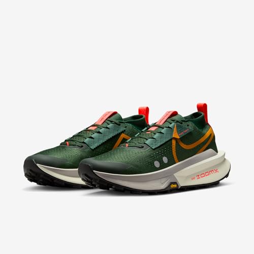 Nike Zegama 2 Men's Trail Running Shoes (Fir/College Grey/Sail/Desert Ochre) Size 6.5