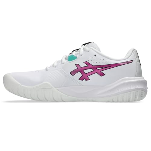 ASICS Men's Gel-Challenger 15 Tennis Shoes, 10, White/Digital Sakura