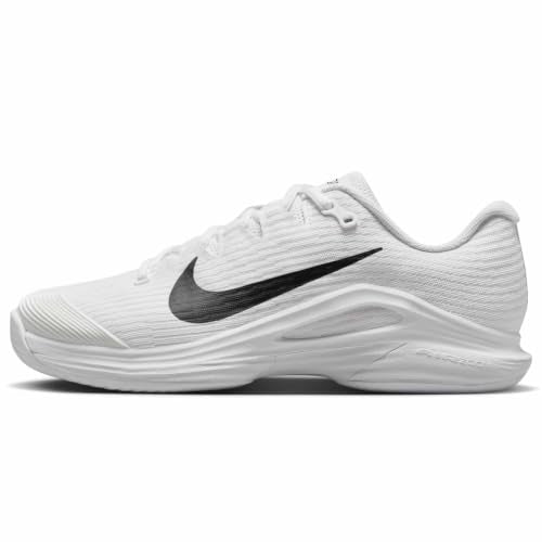 Nike Vapor 12 Women's Hard Court Tennis Shoes (FV5554-100, White/Summit White/Black) Size 8.5