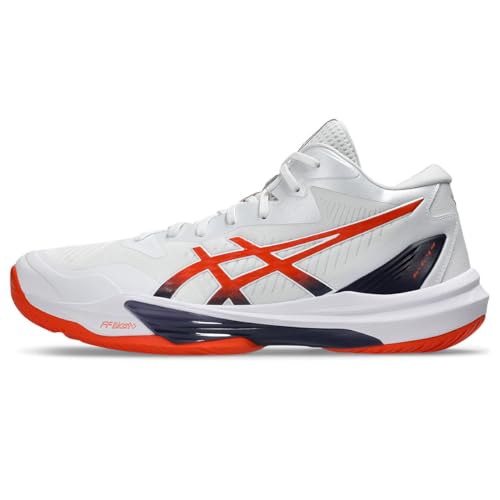 ASICS Men's Sky Elite Ff 3 Mt Sneaker, White Nova Orange, 7
