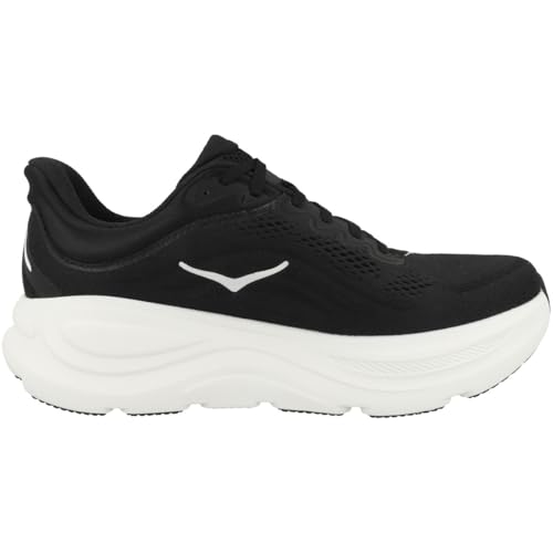 Hoka Men's Bondi 9 Black/White 9 Medium