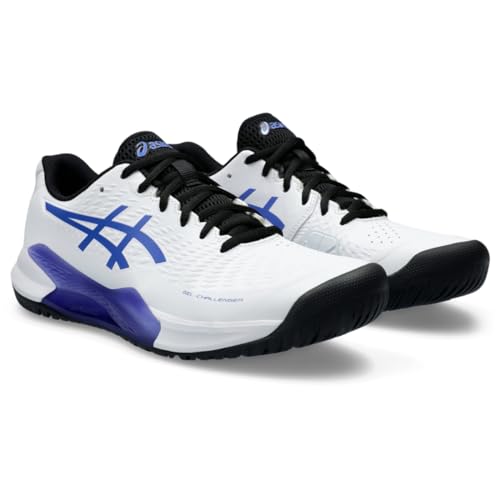 ASICS Men's Gel-Challenger 14 Tennis Shoe, 9.5, White/Sapphire