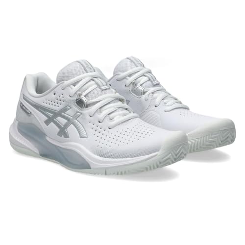 ASICS Women's Gel-Challenger 15 Clay Trainers, White Pure Silver, 10 US