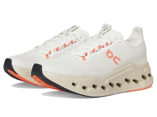 On Womens Cloudsurfer Max Ivory/Salmon 11 M