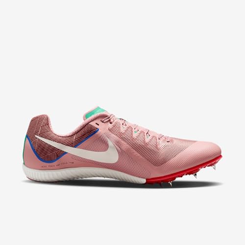 Nike Rival Multi Track & Field Multi-Event Spikes (HQ2062-600, Red Stardust/Malachite/University Red/Pale Ivory) Size 8.5
