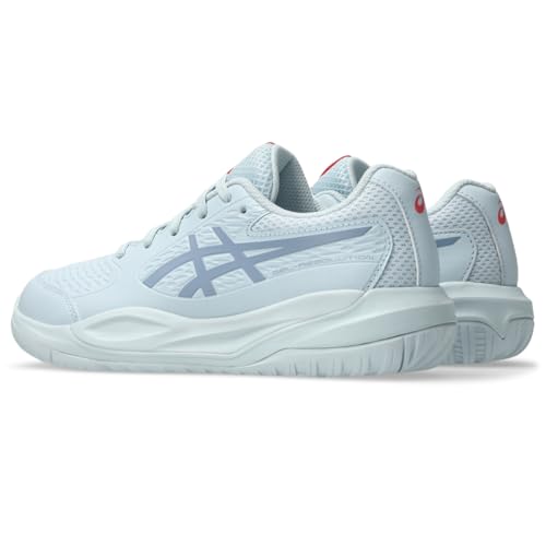 ASICS Kid's Gel-Resolution X Grade School Tennis Shoes, 7, Sky/Grey Blue