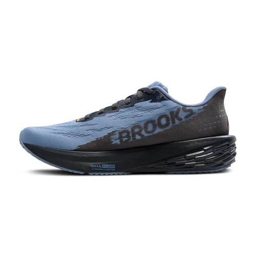 Brooks Men’s Launch 11 Neutral Running Shoe - Country Blue/Ebony/Orange - 8.5 Medium