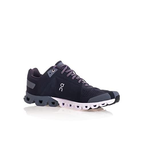 ON Mens Cloudflow Mesh Black Asphalt Trainers 8 US