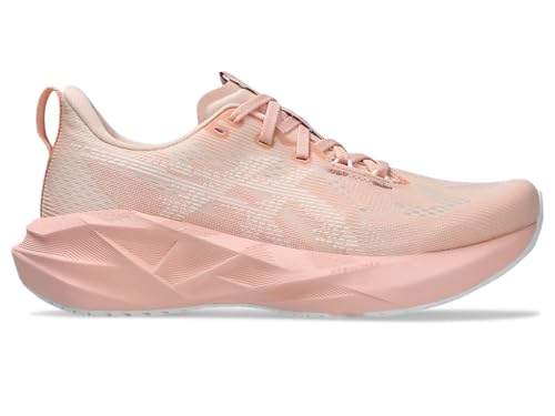 ASICS Women's Novablast 5 Sneaker, Breeze White, 3 UK