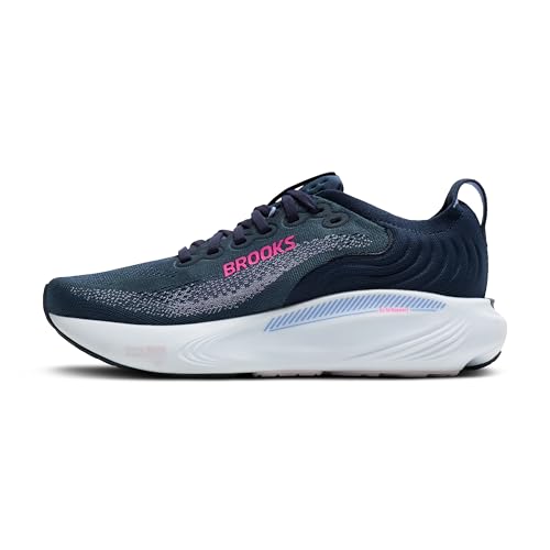 Brooks Women’s Adrenaline GTS 25 Supportive Running & Walking Shoe - Spellbound/Blazing Bell/Pink - 8.5 Medium