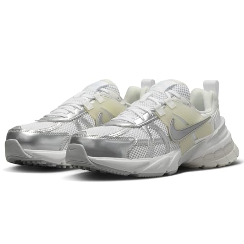 Nike V2K Run Womens Fd0736 - White Metallic Silver 104