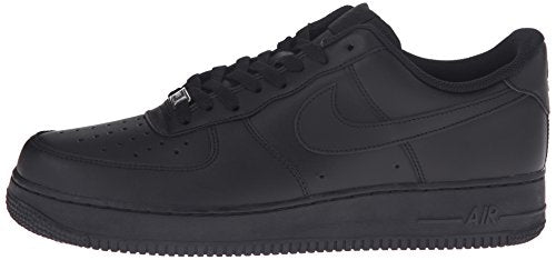 Men Nike Air Force 1 '07 Low Black / Black 315122-001 Size 8
