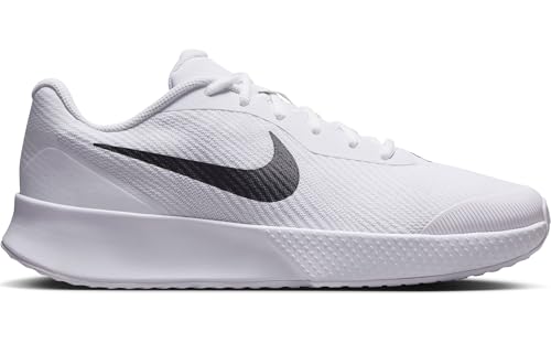 Nike Men's Vapor Lite 3 Hard Court Tennis Shoes, White/Black, 10.5
