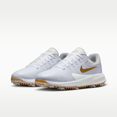 Nike Victory Pro 4 Golf Shoes (White/Metallic Gold) Size 11