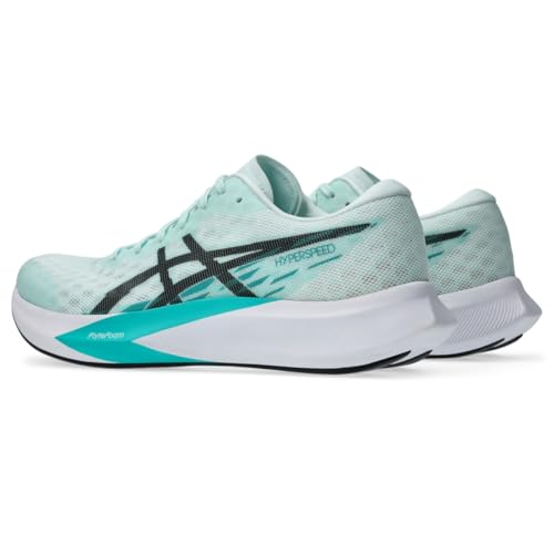 ASICS Women's Hyper Speed 4 Running Shoes, 11, Soothing SEA/Black