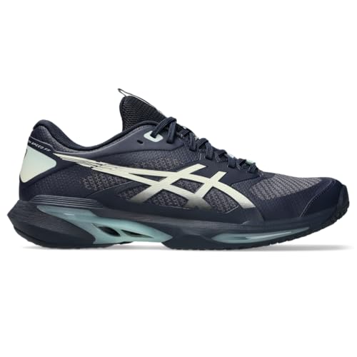 ASICS Men's Solution Speed FF 4 OC Tennis Shoes, 11.5, Midnight/Ivory