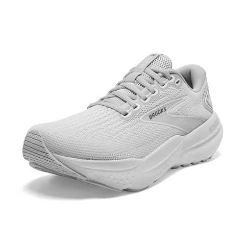 Brooks Men’s Glycerin 21 Neutral Running Shoe - White/White/Grey - 9 Medium