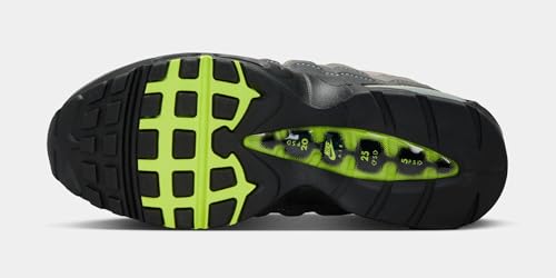 Nike Air Max 95 Big Bubble Neon Womens Running Shoes (Black/Neon Yelow/Anthracite/Light Graphite) Size 6