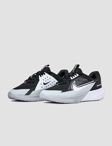 Nike Big Kid's Sonic Fly Running Shoes, Black/White-Wolf Grey, 5Y