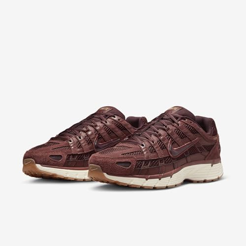 Nike P-6000 SE Men's Shoes (HF0015-200, Dark Pony/Metallic Gold/Pale Ivory/Burgundy) Size 11.5