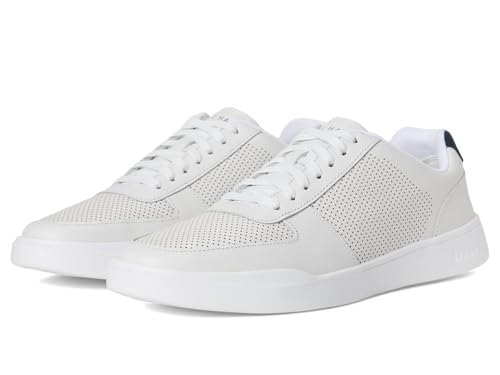Cole HAAN Mens Grand Crosscourt Modern Perforated Sneaker, Optic White/Peacoat, 10.5-W US