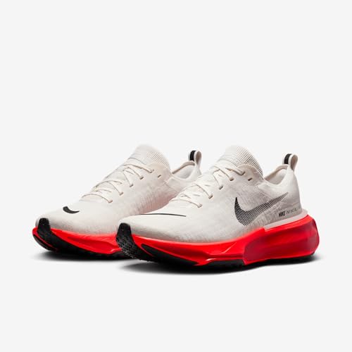 Nike Invincible 3 Men's Road Running Shoes (DR2615-009, Phantom/Bright Crimson/University Red/Black) Size 12.5