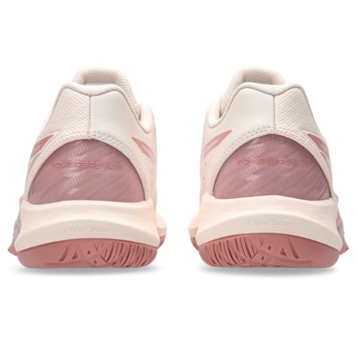 ASICS Women's POWERBREAK FlyteFoam Handball Shoes, 8, Pearl Pink/MORGANITE