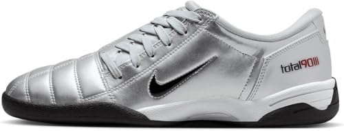 Nike Total 90 III - Metallic Silver / Black / University Red