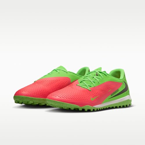 Nike Phantom 6 Low Academy Turf Soccer Shoes (Hot Punch/Green Strike/Black) Size 8.5
