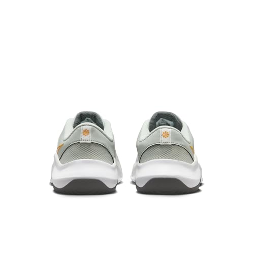 Nike Legend Essential 3 Next Nature Men's Workout Shoes (DM1120-008, Light Silver/Iron Grey/Bright Mandarin) Size 11.5