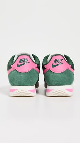 Nike Women's Cortez Sneakers, Fir/Pinksicle/Sail, 6 Medium US