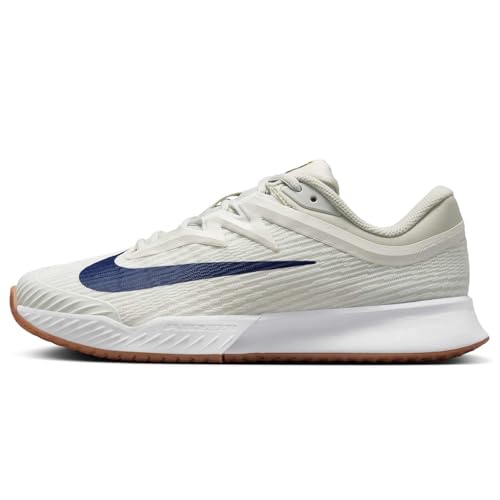 Nike Vapor Pro 3 Women's Hard Court Tennis Shoes (FZ2158-100, Summit White/Light Bone/Phantom/Binary Blue) Size 8.5