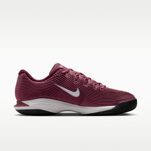 Nike Vapor 12 Women's Hard Court Tennis Shoes (Pink Smoke/Best Gray Black White) Size 7.5